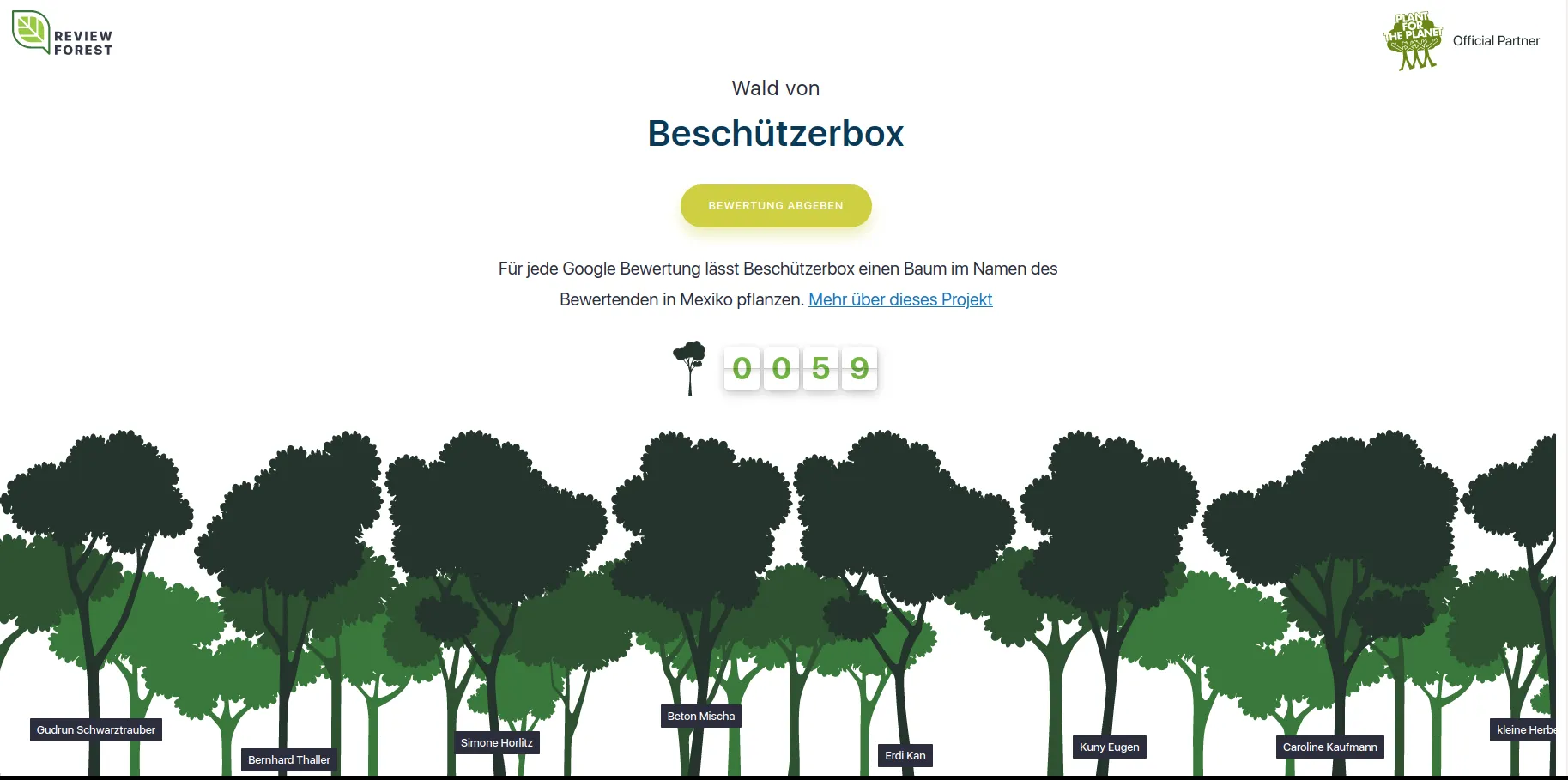 ReviewForest Beispiel